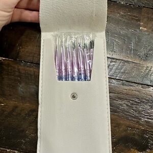 Purple and Blue Nail Design Brush Set New (B19)